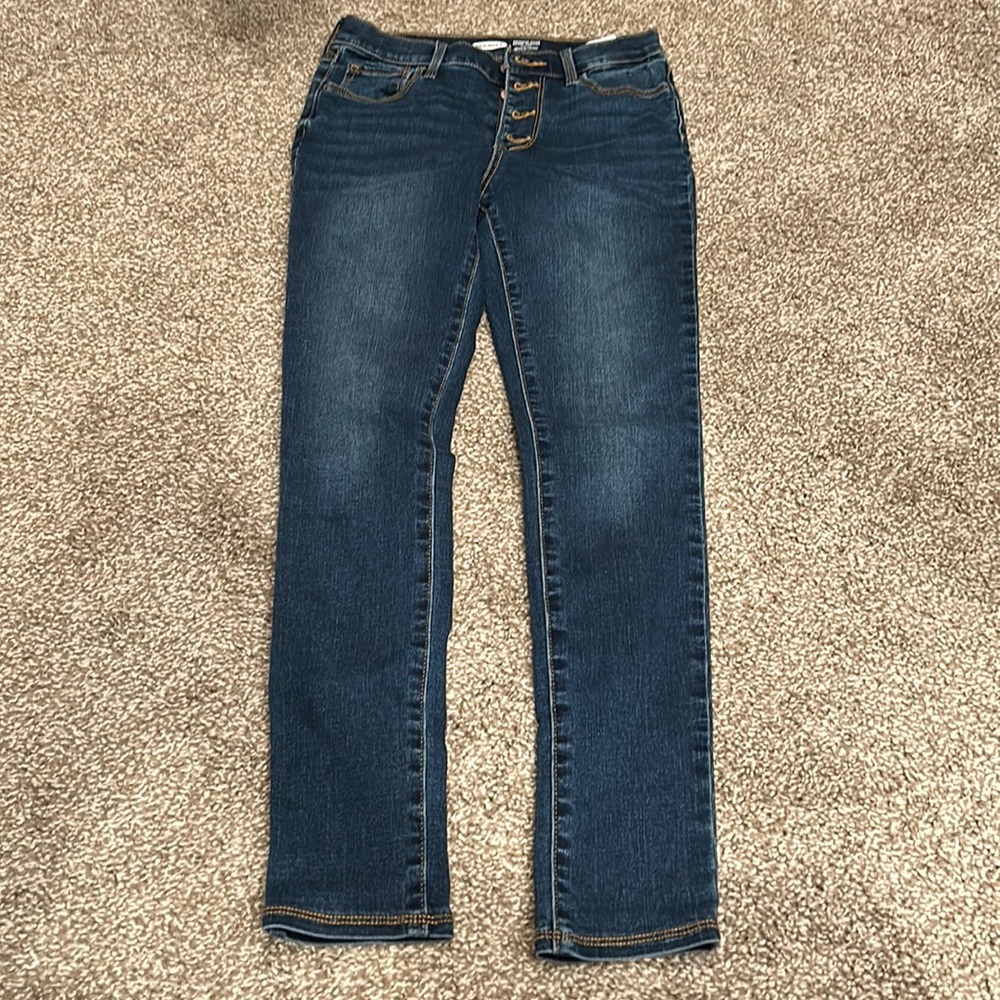 Old Navy Rockstar Super Skinny Jeggings, high rise. Size juniors 12. EUC.